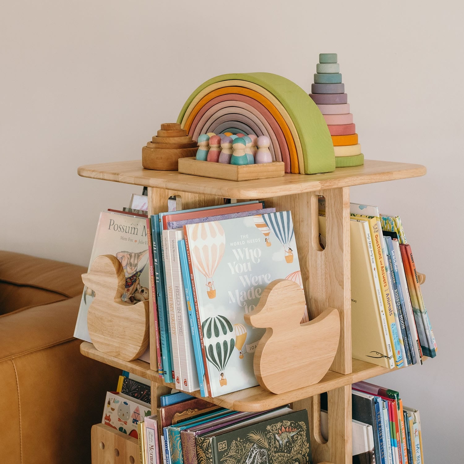 myduckling KOBI Rotating Bookcase