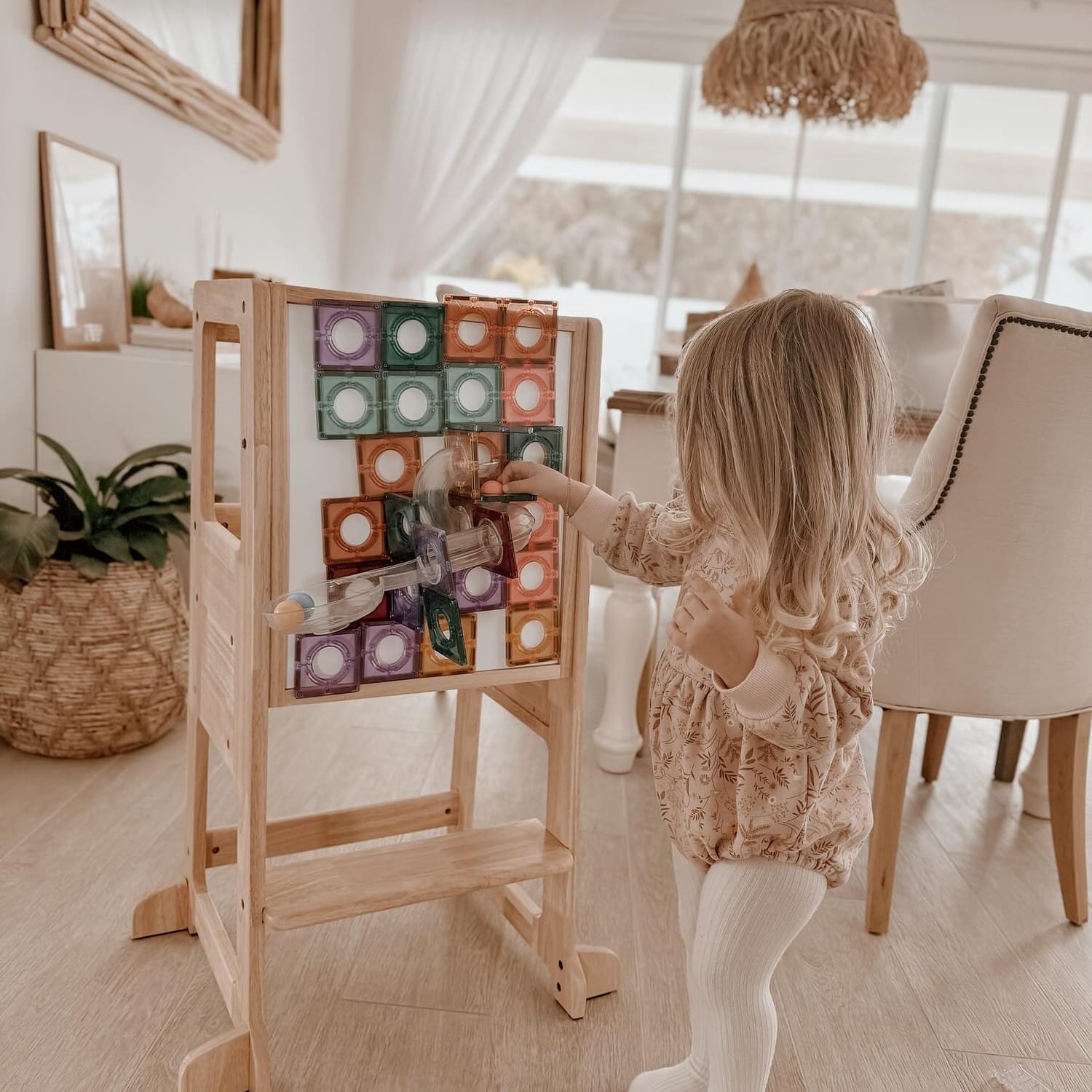 myduckling LOLA Deluxe Solid Wood Learning Tower