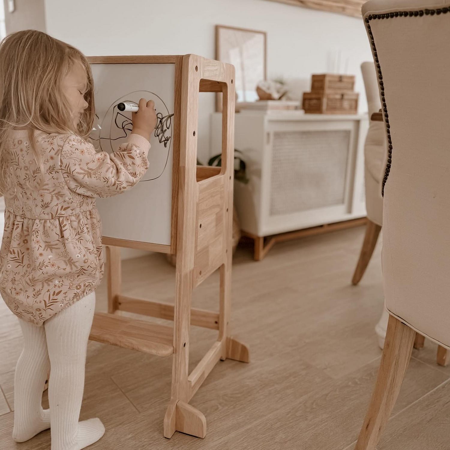 myduckling LOLA Deluxe Solid Wood Learning Tower