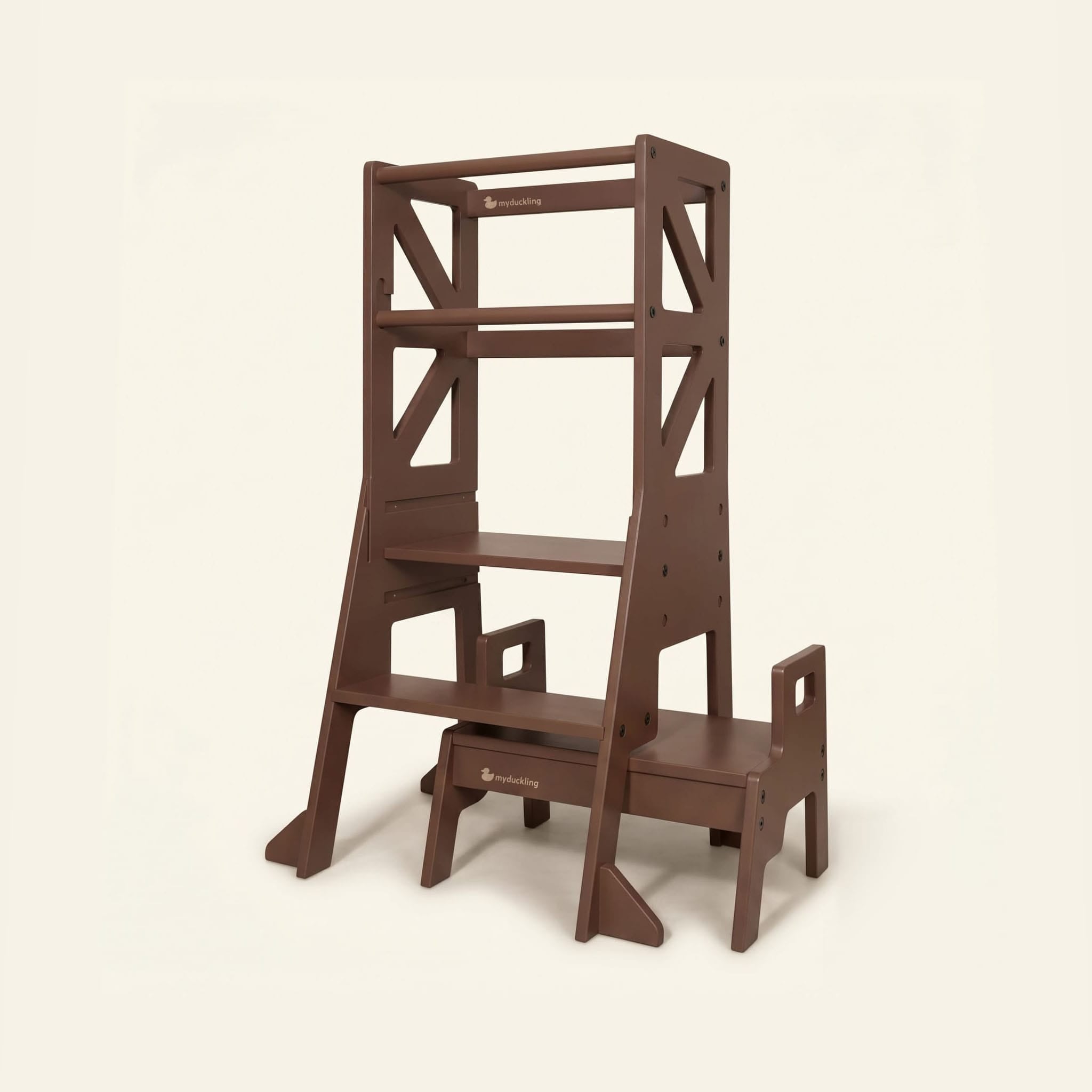 myduckling JALA Adjustable Learning Tower Mocha Brown
