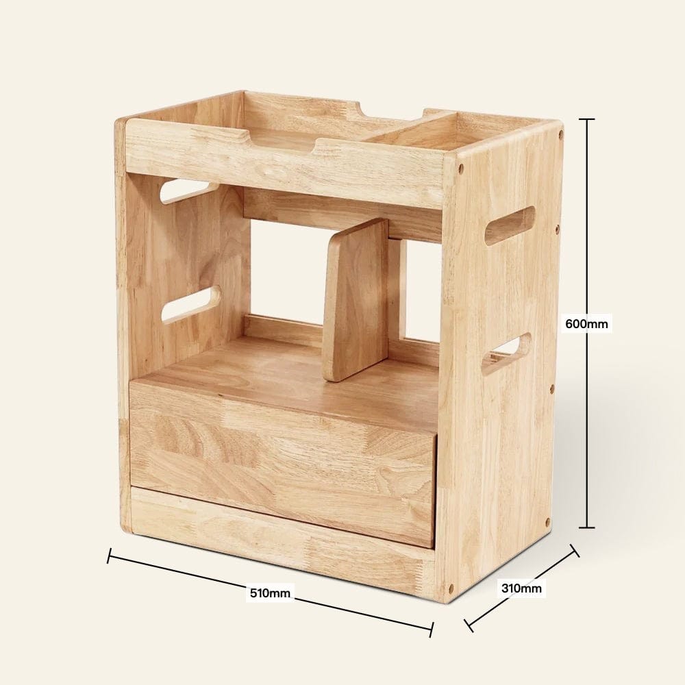 myduckling NALA Montessori Solid Wood Storage Cabinet