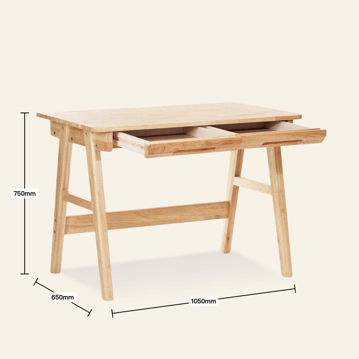 myduckling NALA Montessori Solid Wood Study Desk
