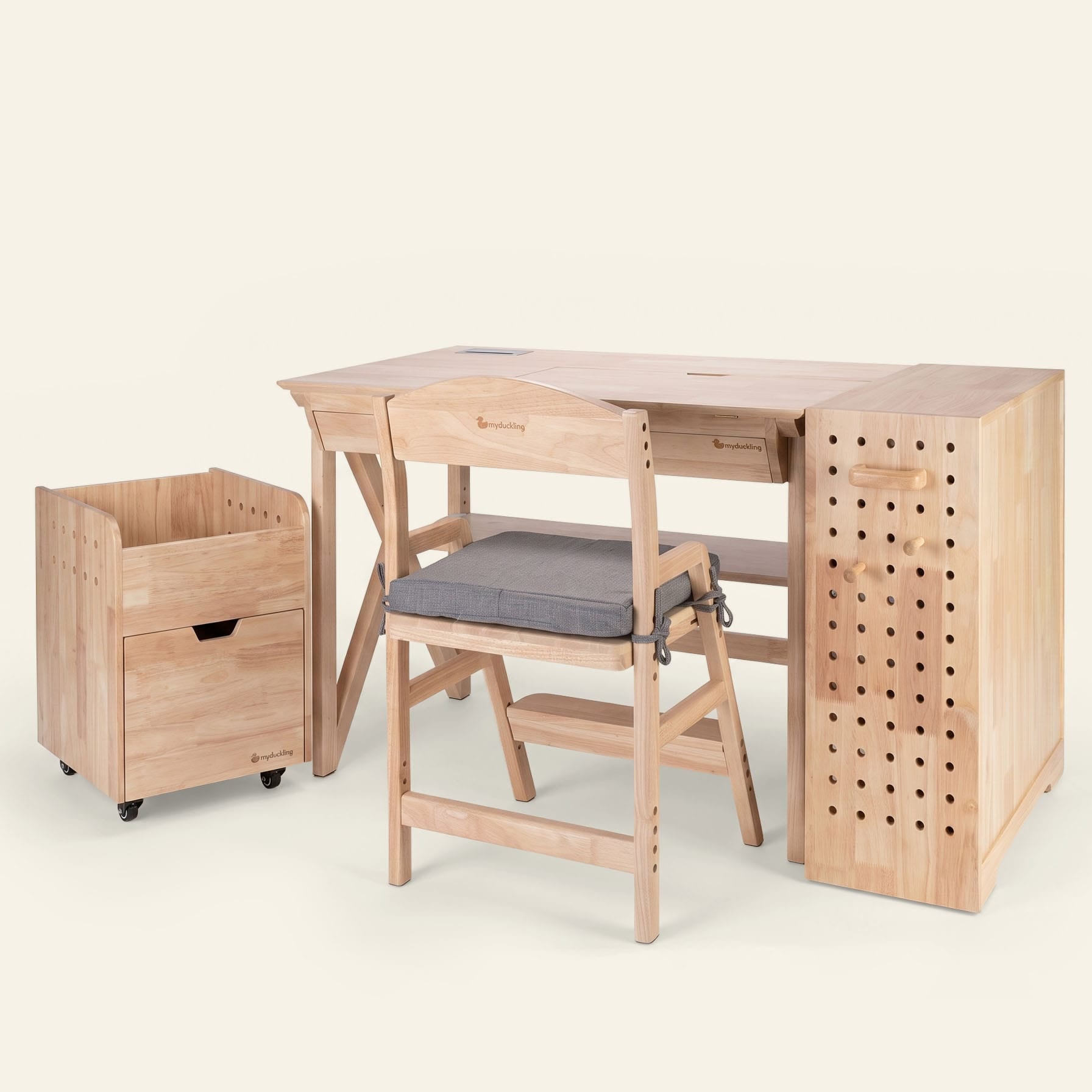 myduckling NALA Pro Complete Set - Desk, Trolley & Chair