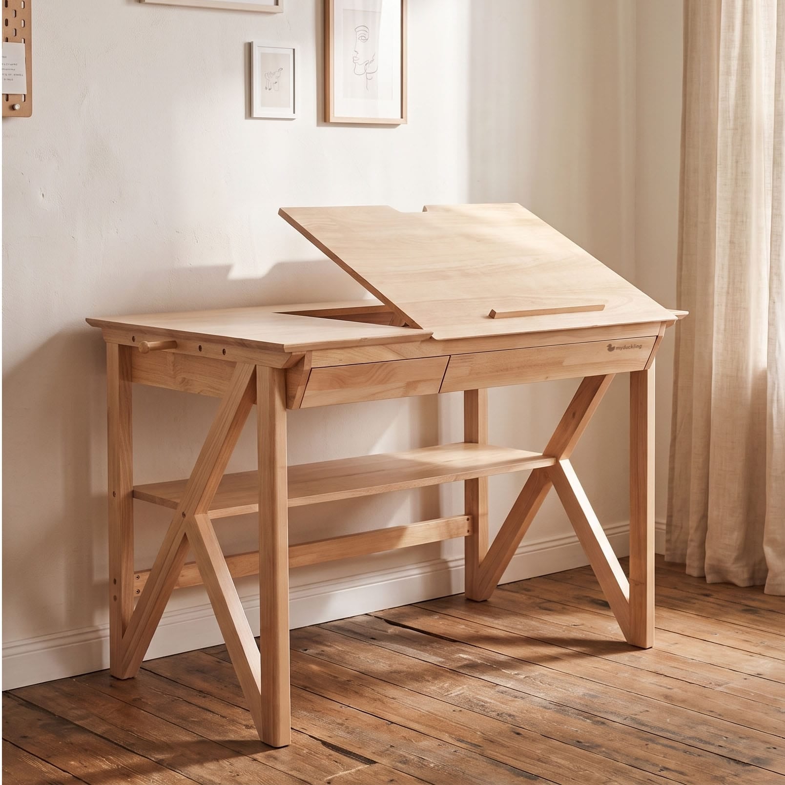 myduckling NALA Pro Study Desk With Easel