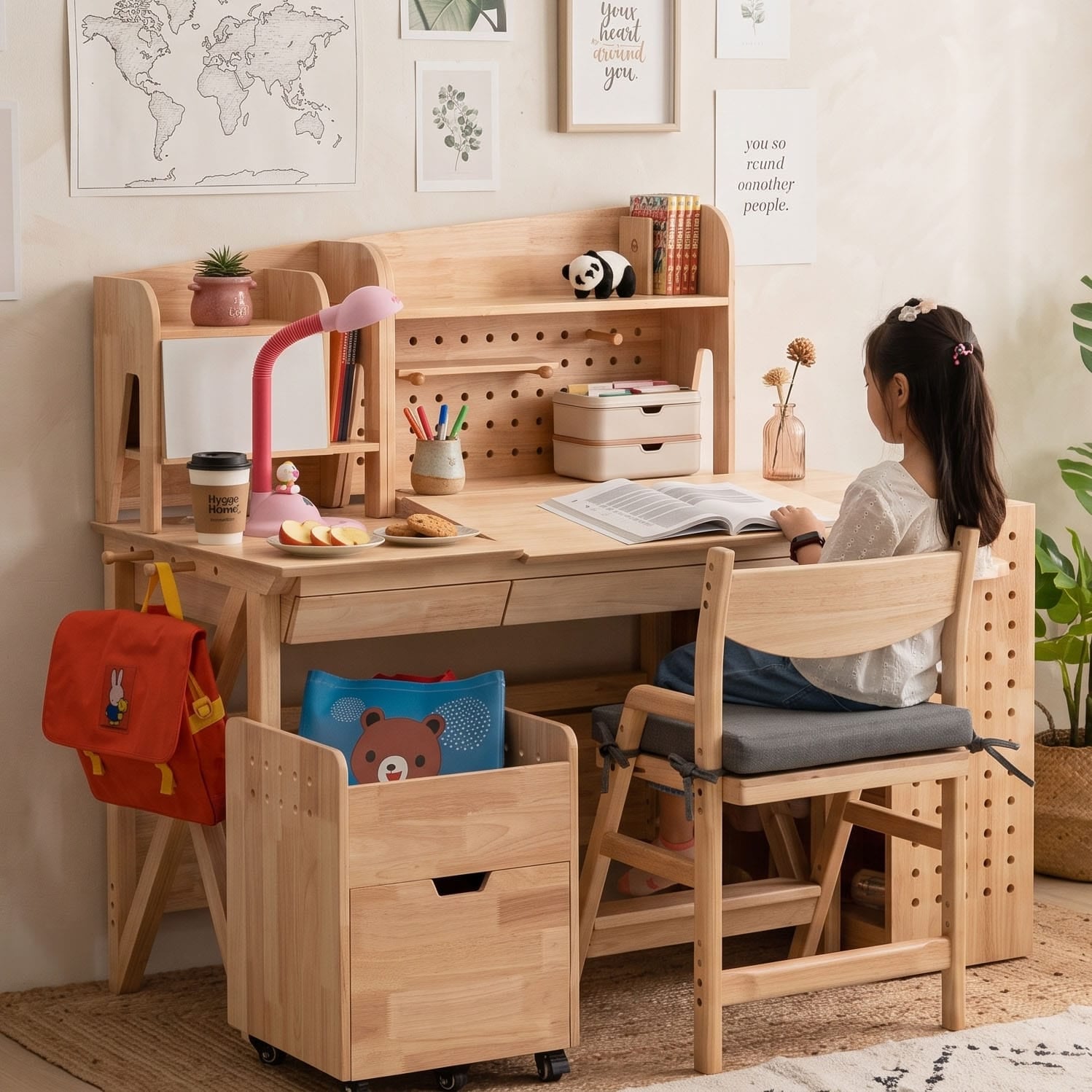 myduckling NALA Pro Study Desk With Easel