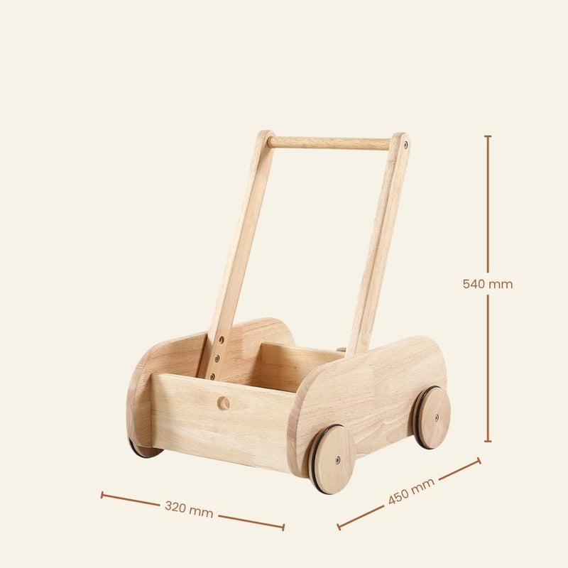 [Slight Defect Clearance] RHEA Wooden Adjustable Baby Walker