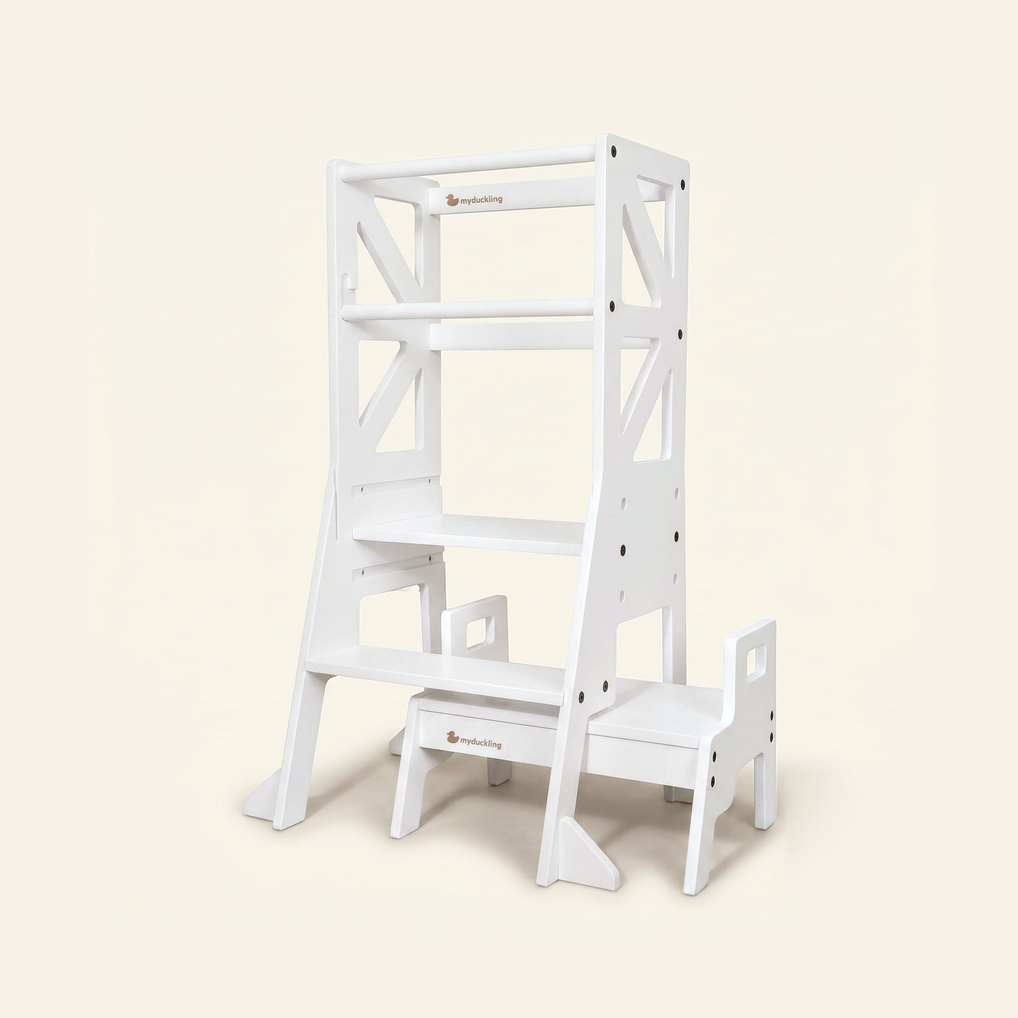 myduckling JALA Adjustable Learning Tower White