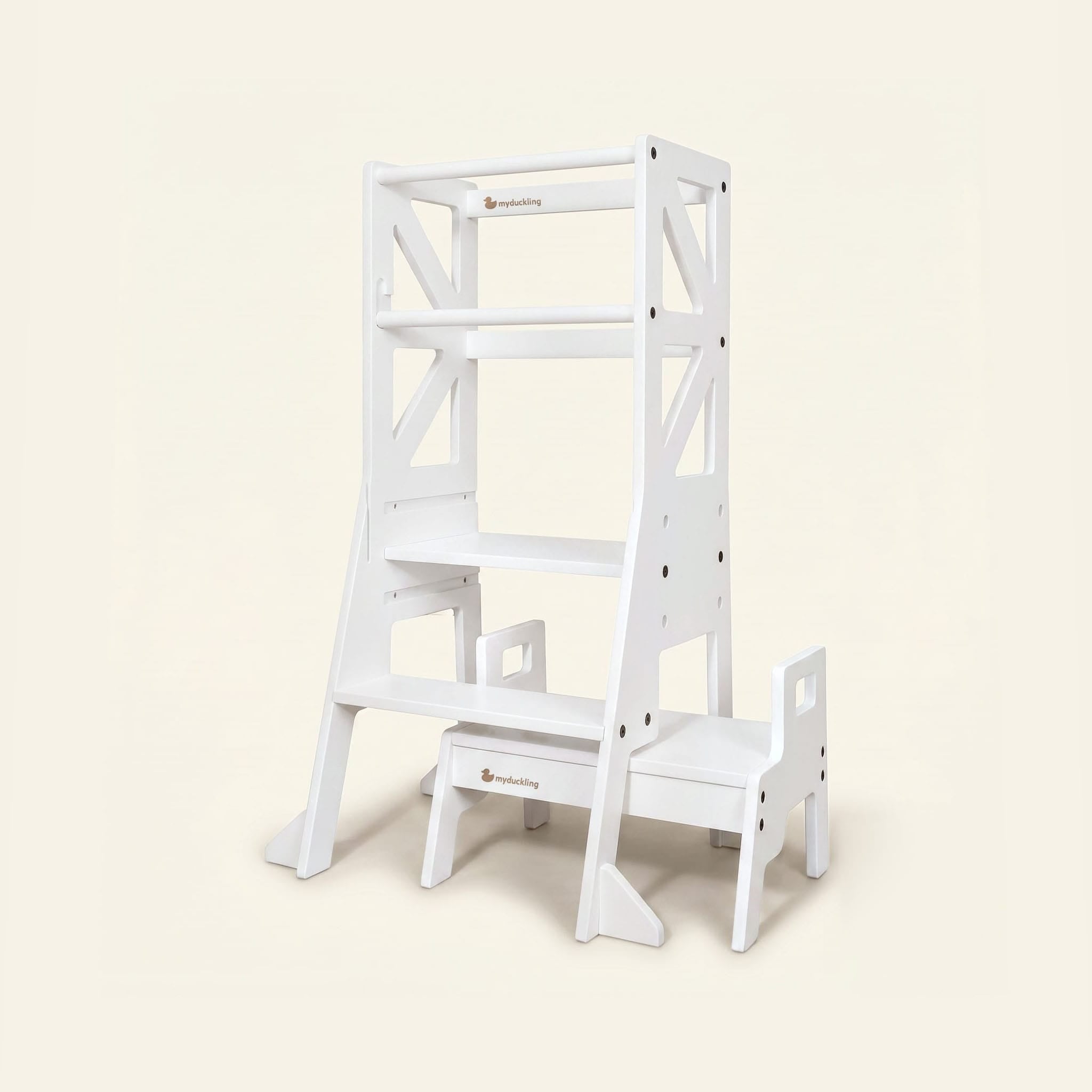 myduckling JALA Adjustable Learning Tower White