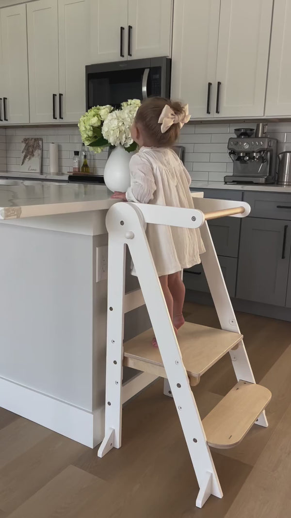 MILA Folding Adjustable Learning Tower