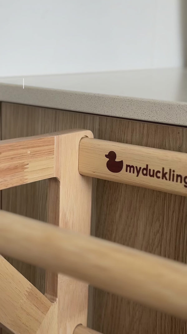 JALA Deluxe Solid Wood Learning Tower - Duck Stool (Mid August Pre-Order)