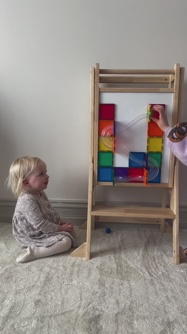 JALA Deluxe Solid Wood Learning Tower - Duck Stool (Mid August Pre-Order)
