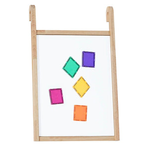 My Duckling JALA  Deluxe Wooden Frame Magnetic Whiteboard with Hooks