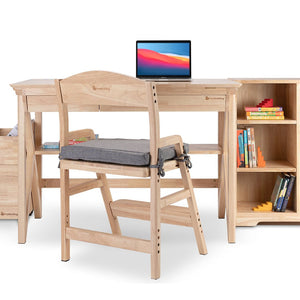 My Duckling NALA Solid Wood Kids Study Desk & Chair Complete Set