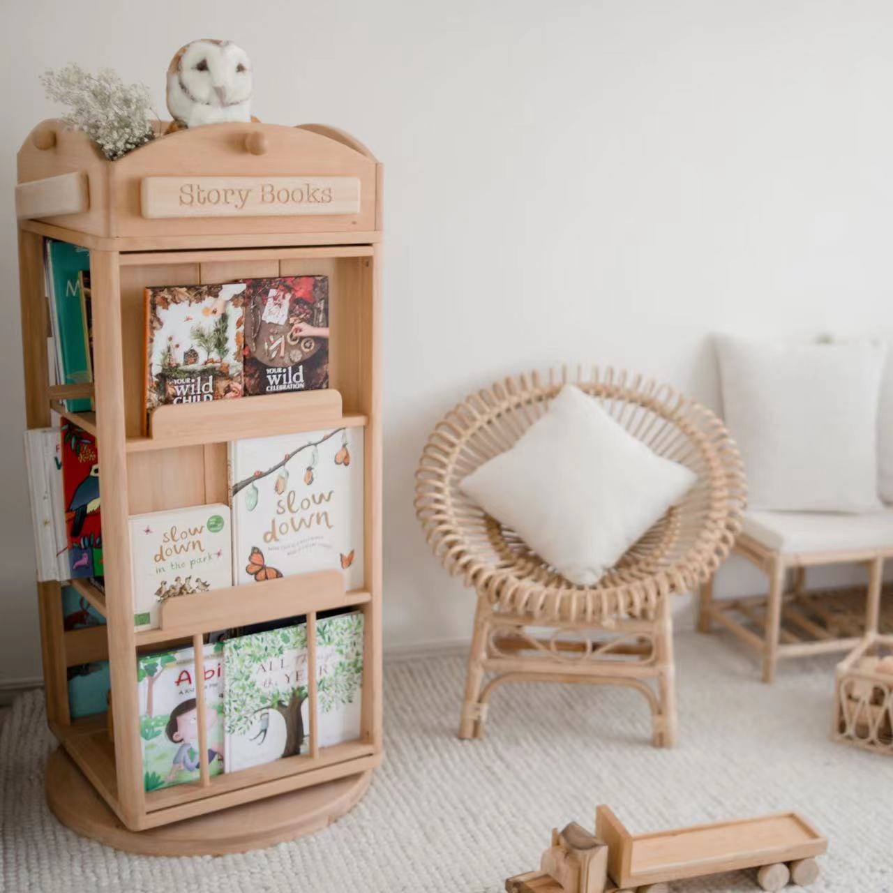 My Duckling OLI Library Revolving Bookcase - London