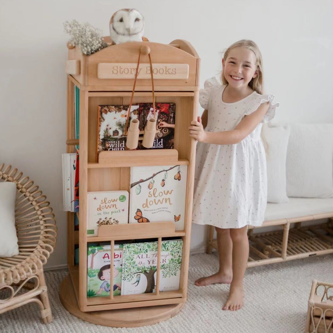 My Duckling OLI Library Revolving Bookcase - London